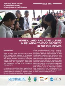 food, women and land